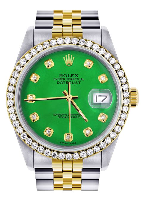 rolex green gold watch|rolex with green bezel.